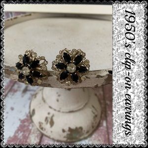 Vintage 1950’s clip-on earrings